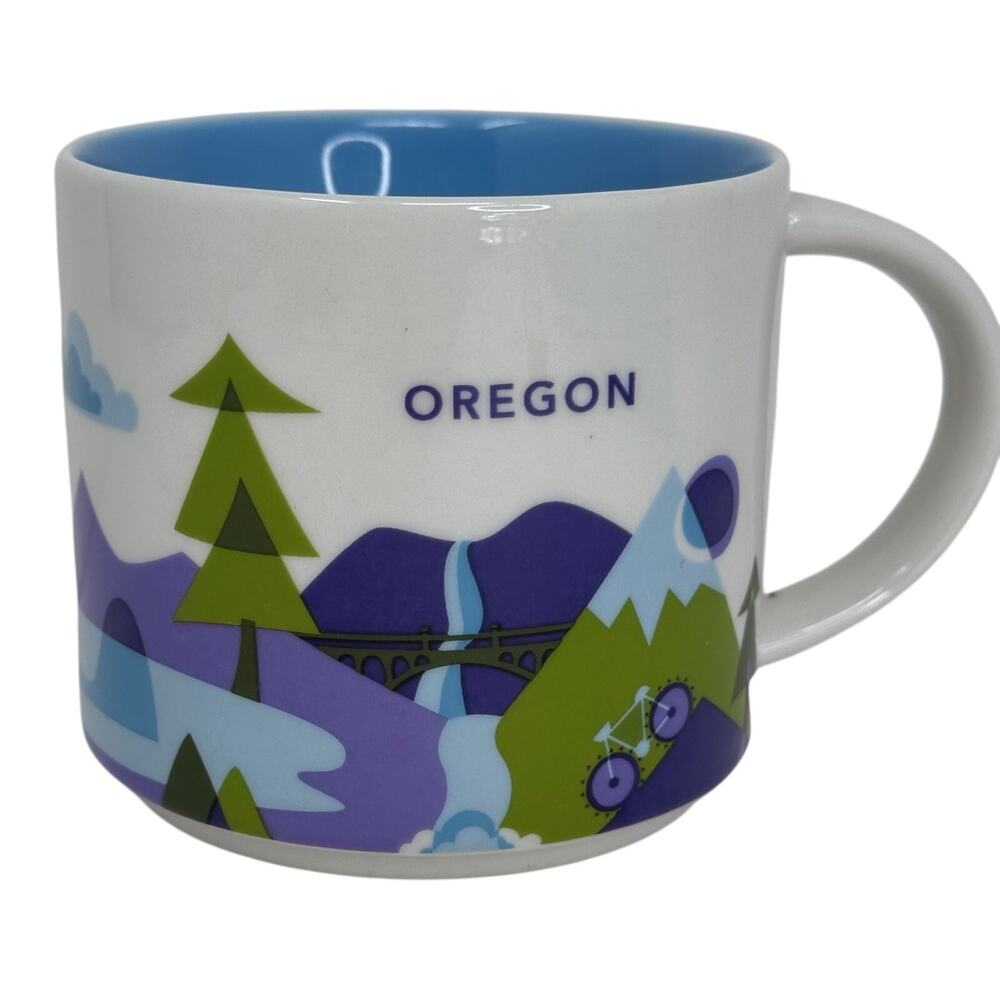 Starbucks Oregon You Are Here Coffee Mug Cup 14 Oz Collection 2015